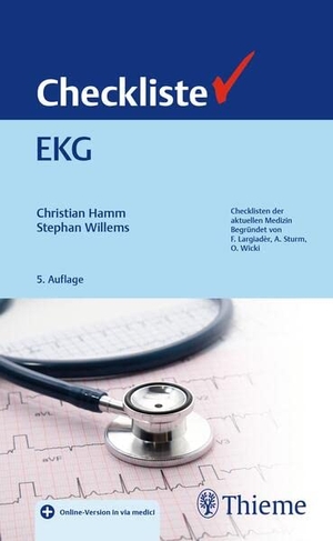 Hamm, Christian / Stephan Willems. Checkliste EKG. Georg Thieme Verlag, 2023.