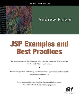 Patzer, Andrew. JSP Examples and Best Practices. Apress, 2002.