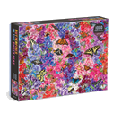 Troy Litten Butterflies In the Sweet Peas 1000 Piece Puzzle