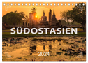 Südostasien - Thailand, Vietnam, Kambodscha, Myanmar, Laos (Tischkalender 2024 DIN A5 quer), CALVENDO Monatskalender