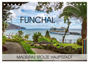 Funchal - Madeiras stolze Hauptstadt (Tischkalender 2024 DIN A5 quer), CALVENDO Monatskalender