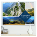 Bergwandern in den Alpen - vom Tal bis zum Gipfel (hochwertiger Premium Wandkalender 2024 DIN A2 quer), Kunstdruck in Hochglanz