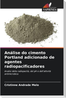 Análise do cimento Portland adicionado de agentes radiopacificadores