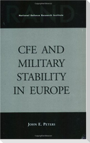Cfe and Military Stability in Europe