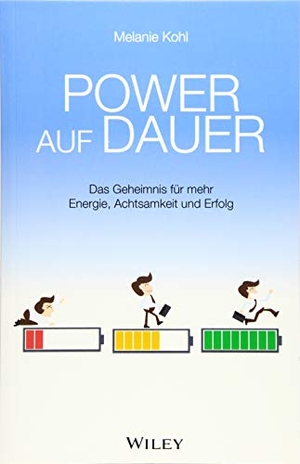 Kohl, Melanie. Power auf Dauer: Das Geheimnis für mehr Energie, Achtsamkeit und Erfolg. Wiley-VCH GmbH, 2019.