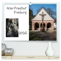 Alter Friedhof Freiburg (hochwertiger Premium Wandkalender 2025 DIN A2 quer), Kunstdruck in Hochglanz