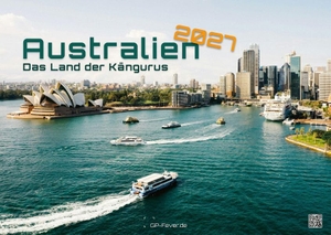 GP-Fever. de (Hrsg.). Australien - das Land der Kängurus - 2027 - Kalender DIN A2 - Der Wandkalender mit den schönsten Motiven Australiens für das Jahr 2027 im extragroßen Format DIN A2 (ca. 60 x 42 cm)!. GP-Fever.de, 2026.