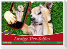 Lustige Tier-Selfies. Tierische Selbstportraits (Wandkalender 2024 DIN A3 quer), CALVENDO Monatskalender