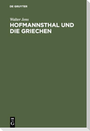 Hofmannsthal und die Griechen