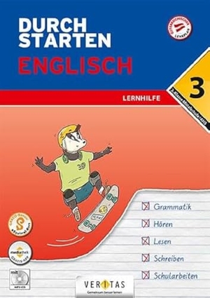 Zach, Franz / Eisinger-Müllner, Nicole et al. Durchstarten 3. Klasse - Englisch Mittelschule/AHS - Lernhilfe - Übungsbuch mit Lösungen und Audio-CD. App-Inhalte für mobiles Üben. Veritas Verlag, 2020.