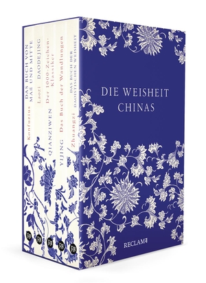 Die Weisheit Chinas - Yijing | Daodejing | Zhuangzi | Zhongyong | Qianziwen. Fünf Bände in Kassette. Reclam Philipp Jun., 2020.