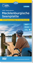 ADFC-Regionalkarte Mecklenburgische Seenplatte 1:75.000, reiß- und wetterfest, mit kostenlosem GPS-Download der Touren via BVA-website oder Karten-App