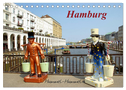 Hamburg (Tischkalender 2025 DIN A5 quer), CALVENDO Monatskalender