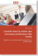 L'entrée dans le métier des nouveaux professeurs des écoles