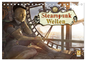 Steampunk Welten (Tischkalender 2024 DIN A5 quer), CALVENDO Monatskalender