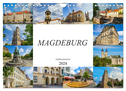 Magdeburg Impressionen (Wandkalender 2024 DIN A4 quer), CALVENDO Monatskalender