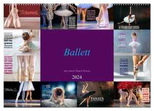 Michel, Susan. Ballett mit einem Hauch Poesie (Wandkalender 2024 DIN A2 quer), CALVENDO Monatskalender - Eine magische Synergie. Calvendo, 2023.