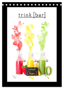 trink[bar] (Tischkalender 2024 DIN A5 hoch), CALVENDO Monatskalender