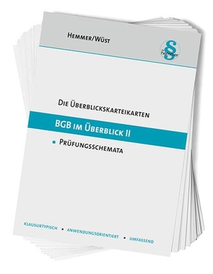 Hemmer, Karl-Edmund / Achim Wüst. Die Überblickskarteikarten BGB im Überblick II - Nebengebiete - Klausurtypisch - Anwendungsorientiert - Umfassend. Hemmer-Wuest, 2026.