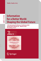 Information for a Better World: Shaping the Global Future