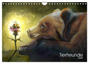 Tierfreunde (Wandkalender 2025 DIN A4 quer), CALVENDO Monatskalender