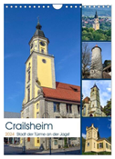 Crailsheim - Stadt der Türme an der Jagst (Wandkalender 2024 DIN A4 hoch), CALVENDO Monatskalender