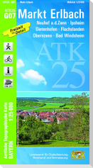 ATK25-G07 Markt Erlbach (Amtliche Topographische Karte 1:25000)