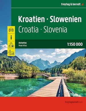 Freytag & Berndt (Hrsg.). Kroatien - Slowenien, Autoatlas 1:150.000, freytag & berndt - Straßenatlas mit Spiralbindung. Freytag + Berndt, 2026.
