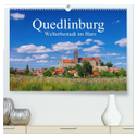 Quedlinburg - Welterbestadt im Harz (hochwertiger Premium Wandkalender 2024 DIN A2 quer), Kunstdruck in Hochglanz