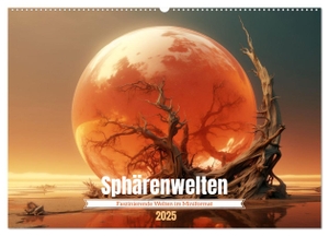 Tapper, Daniela. Sphärenwelten (Wandkalender 2025 DIN A2 quer), CALVENDO Monatskalender - Welten im Miniformat. Calvendo, 2024.