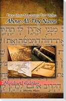 Above All Thy Name