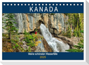 KANADA - Meine schönsten Wasserfälle (Tischkalender 2025 DIN A5 quer), CALVENDO Monatskalender