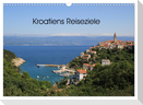 Kroatiens Reiseziele (Wandkalender 2025 DIN A3 quer), CALVENDO Monatskalender