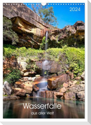 Wasserfälle aus aller Welt (Wandkalender 2024 DIN A3 hoch), CALVENDO Monatskalender
