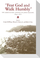Fear God and Walk Humbly