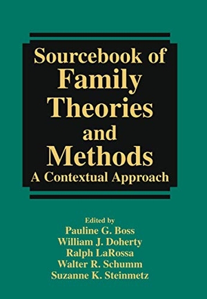Boss, Pauline / William J Doherty et al (Hrsg.). Sourcebook of Family Theories and Methods - A Contextual Approach. Springer Japan, 2008.