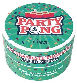 Partypong - Triff den Becher und verteil derbe Strafaufgaben. riva Verlag, 2021.