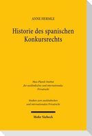 Historie des spanischen Konkursrechts