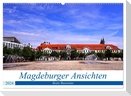 Magdeburger Ansichten (Wandkalender 2024 DIN A2 quer), CALVENDO Monatskalender