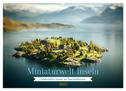 Miniaturwelt Inseln (Wandkalender 2025 DIN A2 quer), CALVENDO Monatskalender