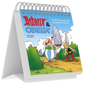 Neumann Verlage GmbH & Co KG (Hrsg.). Asterix & Obelix 2027 - Postkartenkalender 17x16 cm mit 53 abtrennbaren Postkarten. Neumann Verlage GmbH & Co, 2026.