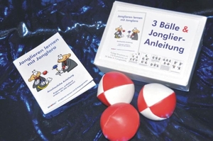 Ehlers, Stephan. 3 Bälle & Jonglier-Anleitung (rot-weiß, rot, rot-weiß). FQL Publishing, 2012.