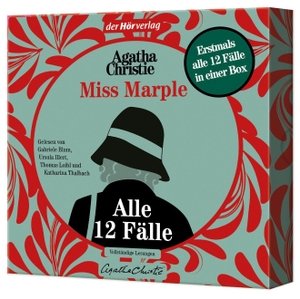Christie, Agatha. Miss Marple - Alle 12 Fälle - Erstmals alle 12 Fälle in einer Box!. Hoerverlag DHV Der, 2022.