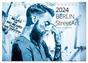 Berlin StreetArt 2024 (Tischkalender 2024 DIN A5 quer), CALVENDO Monatskalender
