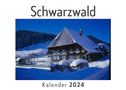 Schwarzwald (Wandkalender 2024, Kalender DIN A4 quer, Monatskalender im Querformat mit Kalendarium, Das perfekte Geschenk)
