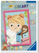 Ravensburger CreArt - Tilli & Otti - Malen nach Zahlen für Kinder ab 7 Jahren vom Kinderbuch "Mein Knopf, ein Universum" von Carmushka