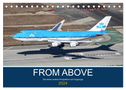 From Above - Die etwas andere Perspektive auf Flugzeuge (Tischkalender 2024 DIN A5 quer), CALVENDO Monatskalender