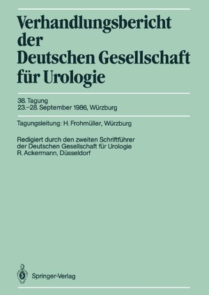 38. Tagung, 23.¿28. September 1986, Würzburg. Springer Berlin Heidelberg, 1987.