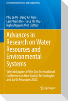 Advances in Research on Water Resources and Environmental Systems