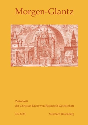 Zeller, Rosmarie (Hrsg.). Morgen-Glantz 35 (2025). Peter Lang, 2025.